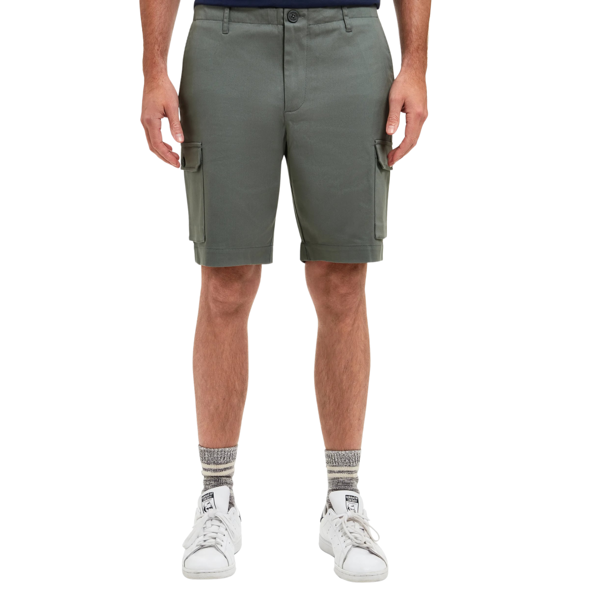 Mens Sealskinz Green Brampton Cargo Shorts