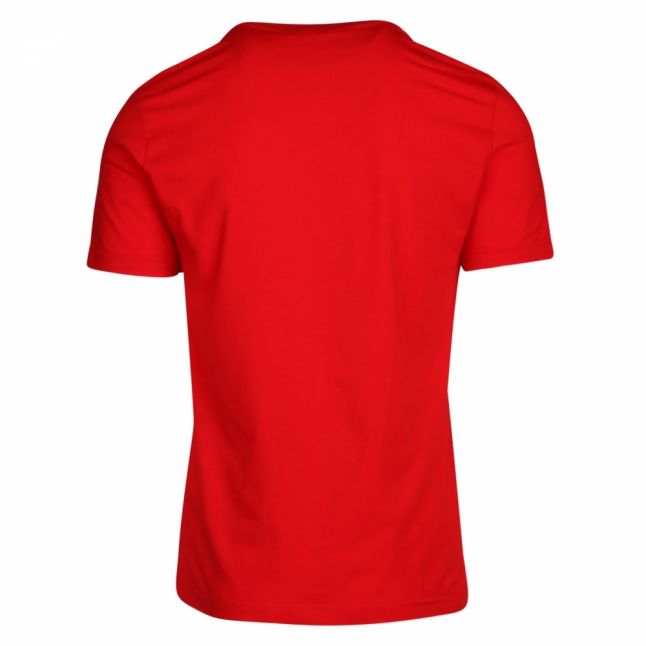 Mens Red Chest Panel Logo Slim Fit S/s T Shirt