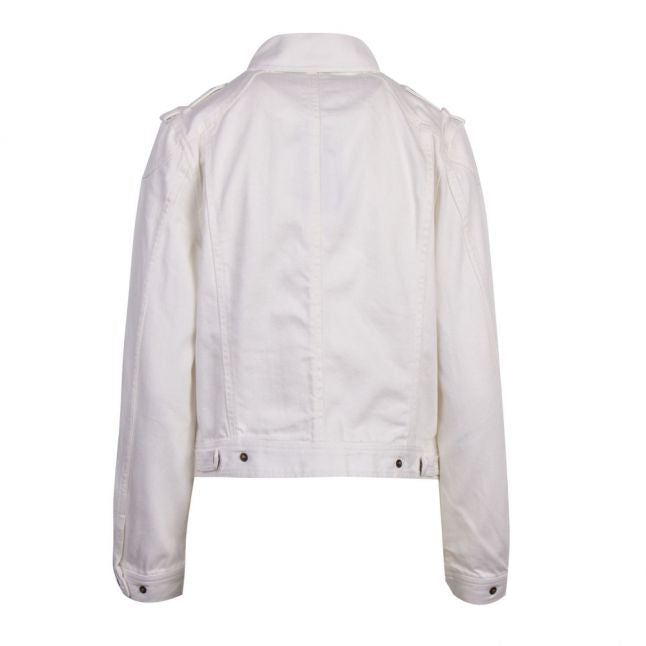 Womens White Durness Denim Jacket