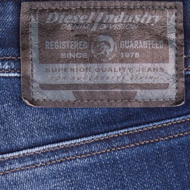 Mens Blue Larkee-Beex Straight Jeans