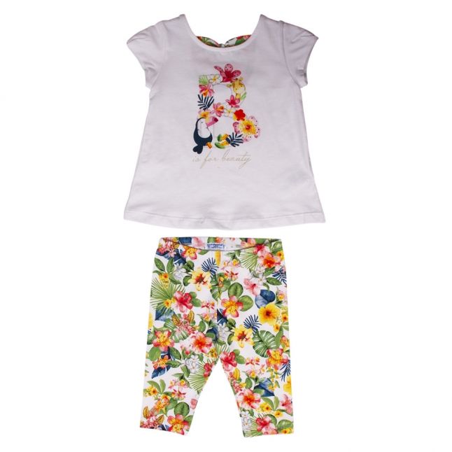 Infant Geranium Tropical T Shirt & Leggings Set