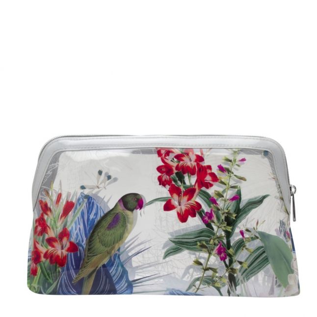 Womens Clear Chereyl Jamboree Wash Bag