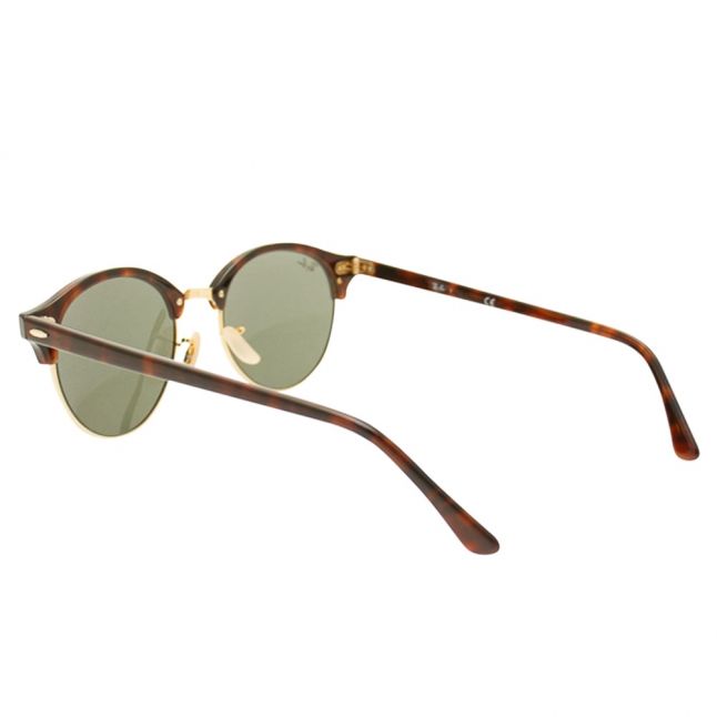 Mens Havana & Green RB4246 Clubround Sunglasses