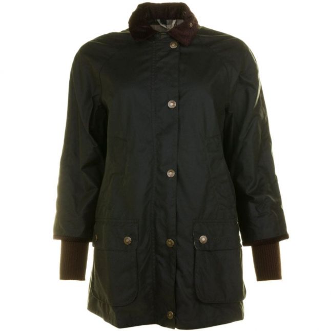 Heritage Womens Sage Rain Bedale Waxed Jacket