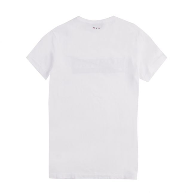 Kids Bright White Saky Branded S/s T Shirt