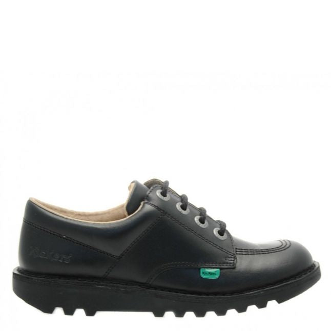 Youth Black Kick Lo Shoes (3-6)