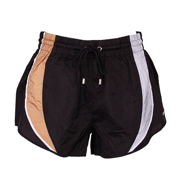 Womens Black Running Track Shorts