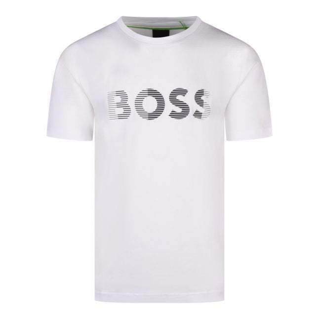 Mens White Tee 1 S/s T Shirt