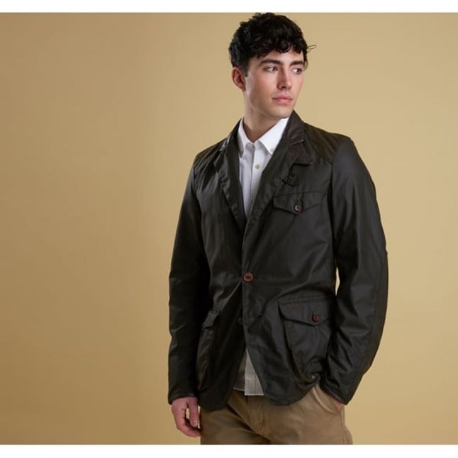 Mens Olive Beacon Sports Waxed Jacket