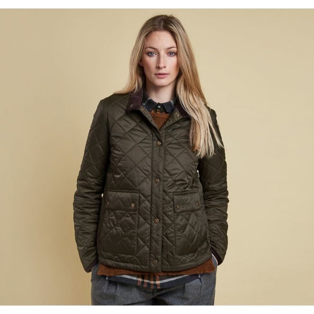 Heritage Womens Olive Niddd Quilted Jacket