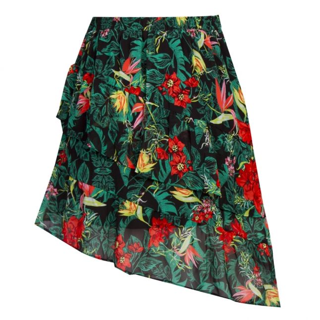 Womens Black/Green Vinema Amazonas Skirt