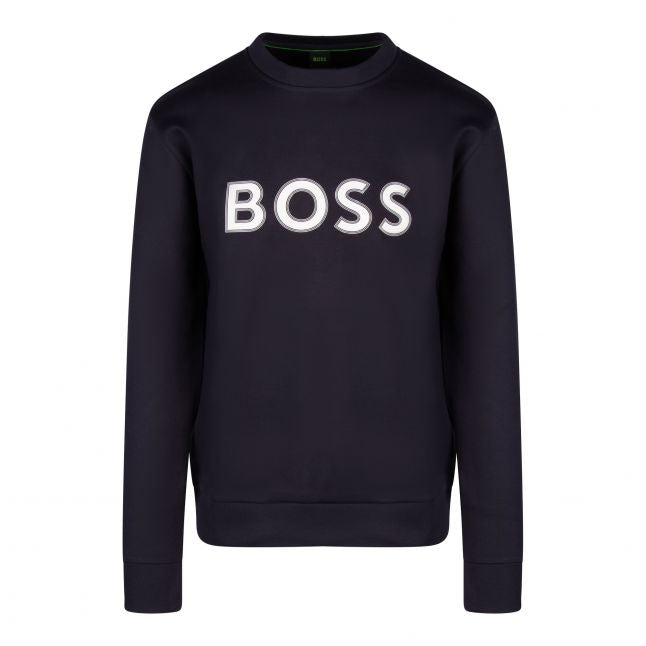 BOSS Green Mens Dark Blue Salbo 1 Sweatshirt Hurleys