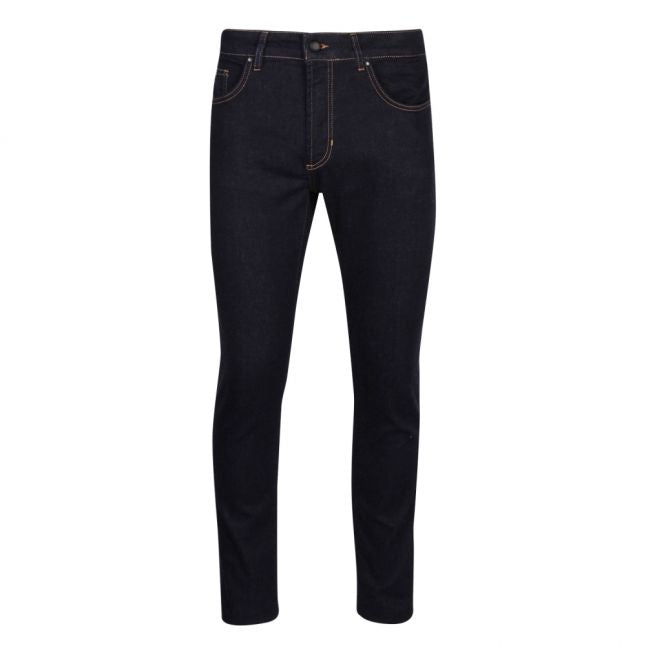 Mens Indigo Branded Skinny Fit Jeans