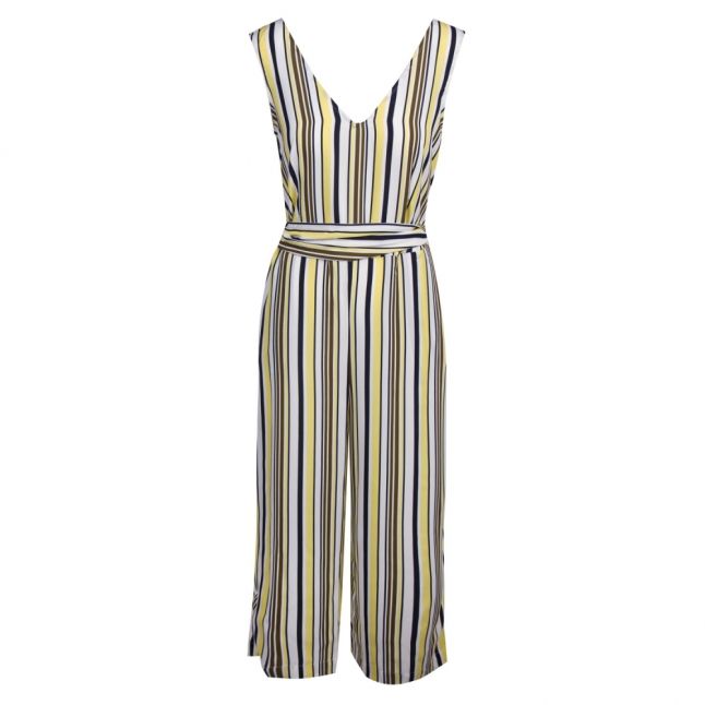 Womens Yellow Vimavia Stripe Jumpsuit