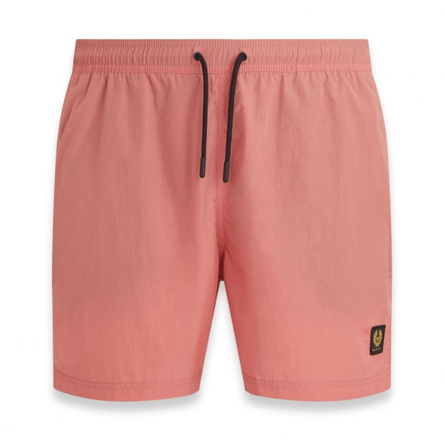 Mens Rust Pink Clipper Swim Shorts