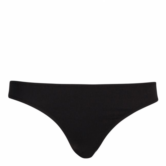 Womens Black Back Logo Swim Briefs