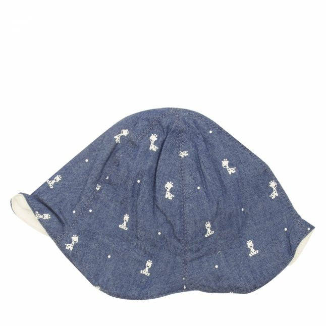 Baby Indigo Denim Dress & Hat Set