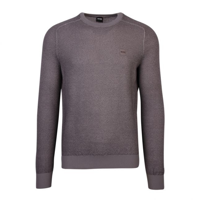 Casual Mens Medium Grey Akustor Crew Neck Knitted Top