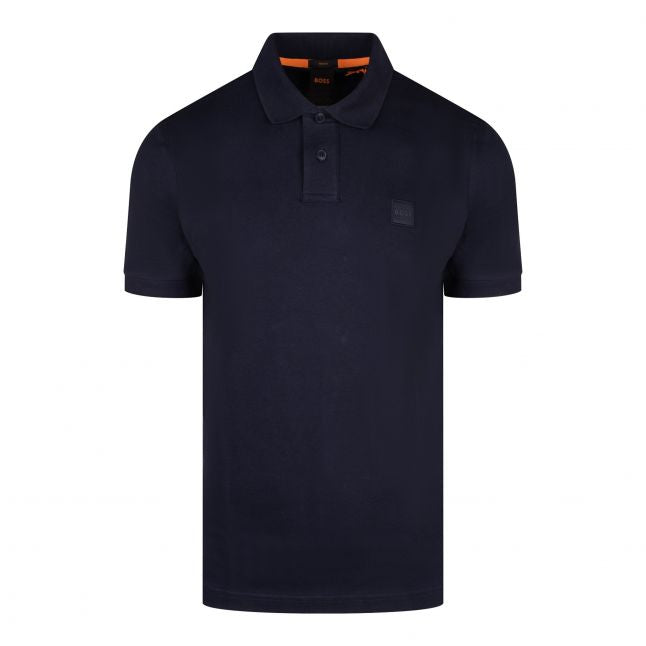 Mens Dark Blue Passenger S/s Polo