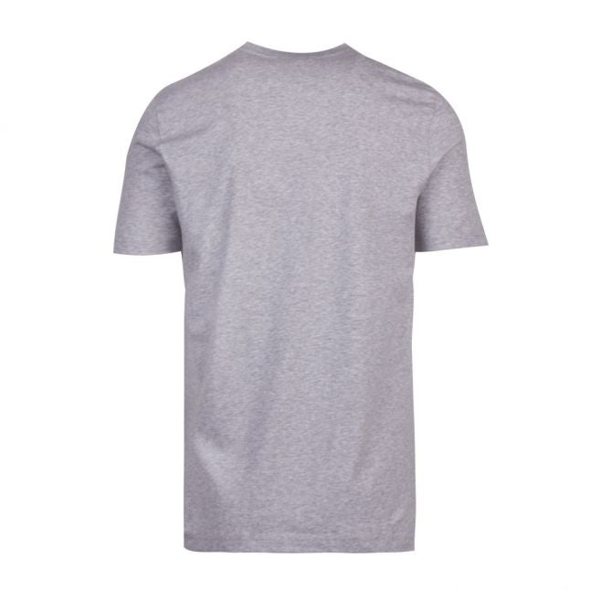 Mens Grey Melange Bubble Logo S/s T Shirt