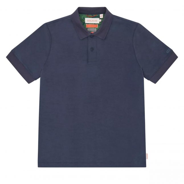 Mens Navy Roydon Soft S/s Polo