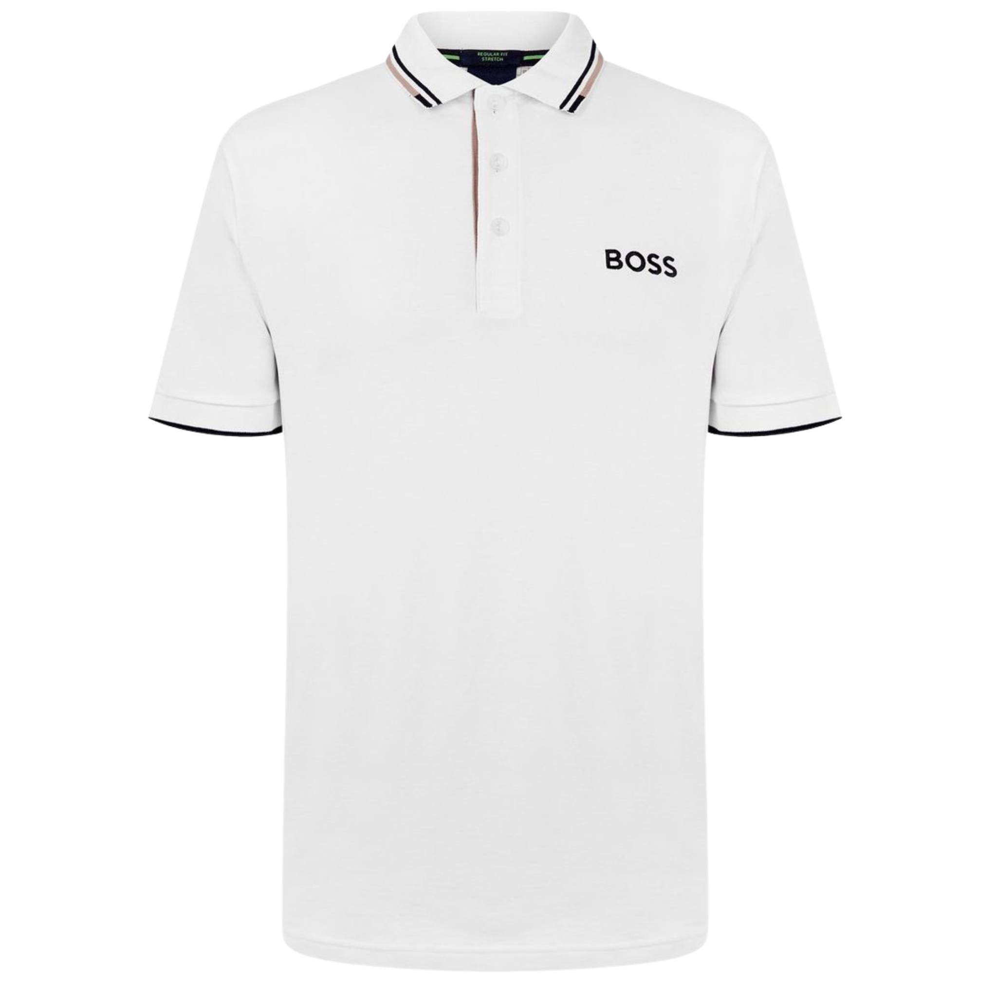 Mens BOSS Off White Paddy Pro S/s Polo Shirt