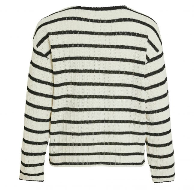 Womens	Birch/Black Vireina Stripe Light Knit