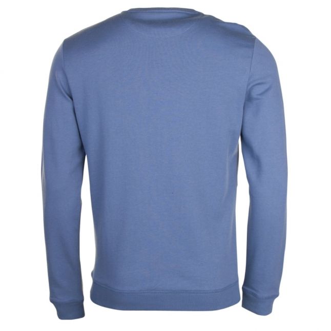 Mens Mist Blue Front Pocket Sweat Top