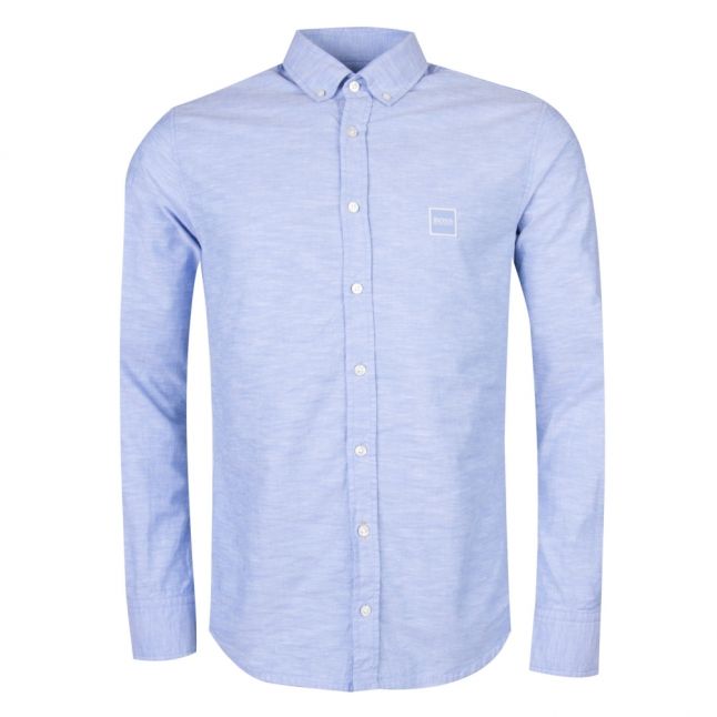 Casual Mens Blue Mabsoot L/s Shirt