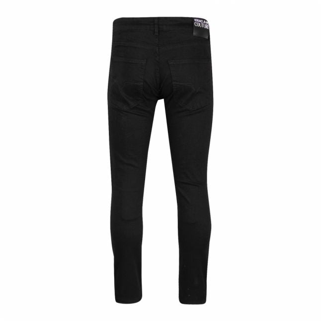 Mens Black Branded Skinny Fit Jeans