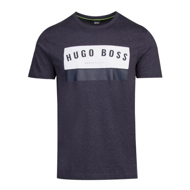 Athleisure Mens Navy Tee 1 Logo S/s T Shirt