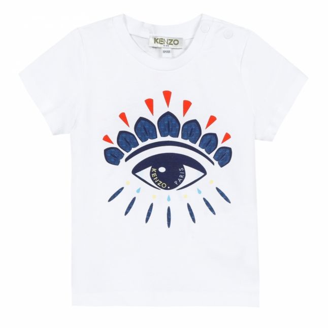 Junior Optic White Flavio Icon Eye S/s T Shirt