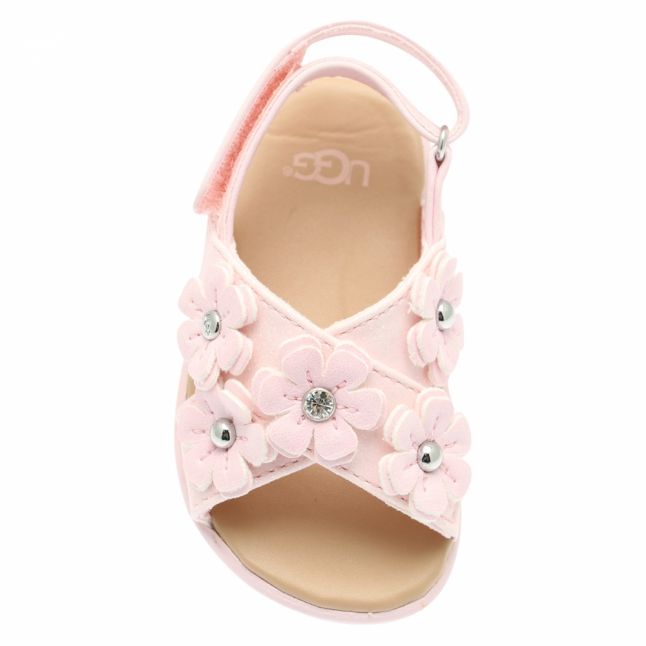 Infant Seashell Pink Allairey Sparkles Sandals (2-6)