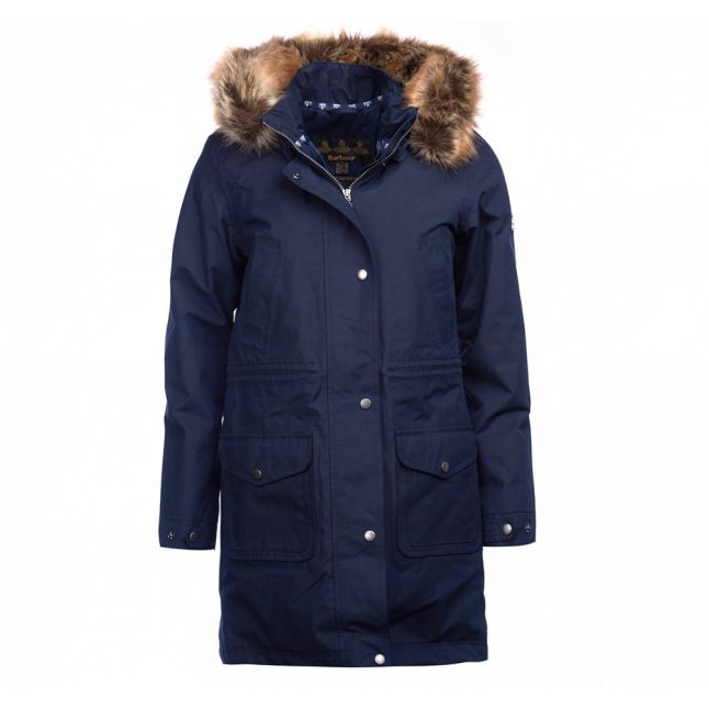 Womens Navy Ferryside Coat