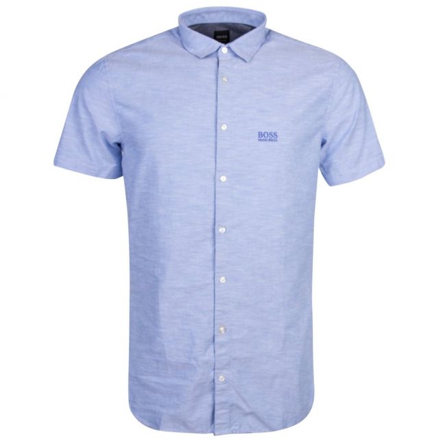 Casual Mens Open Blue Cattitude_1 S/s Shirt