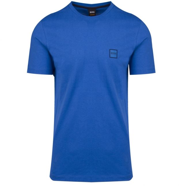 Casual Mens Bright Blue Tales S/s T Shirt