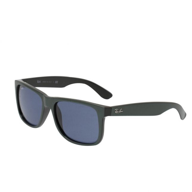 Mens Green Metallic On Black RB4165 Justin Sunglasses