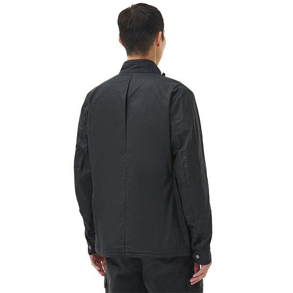 Mens Black Transport Waxed Jacket