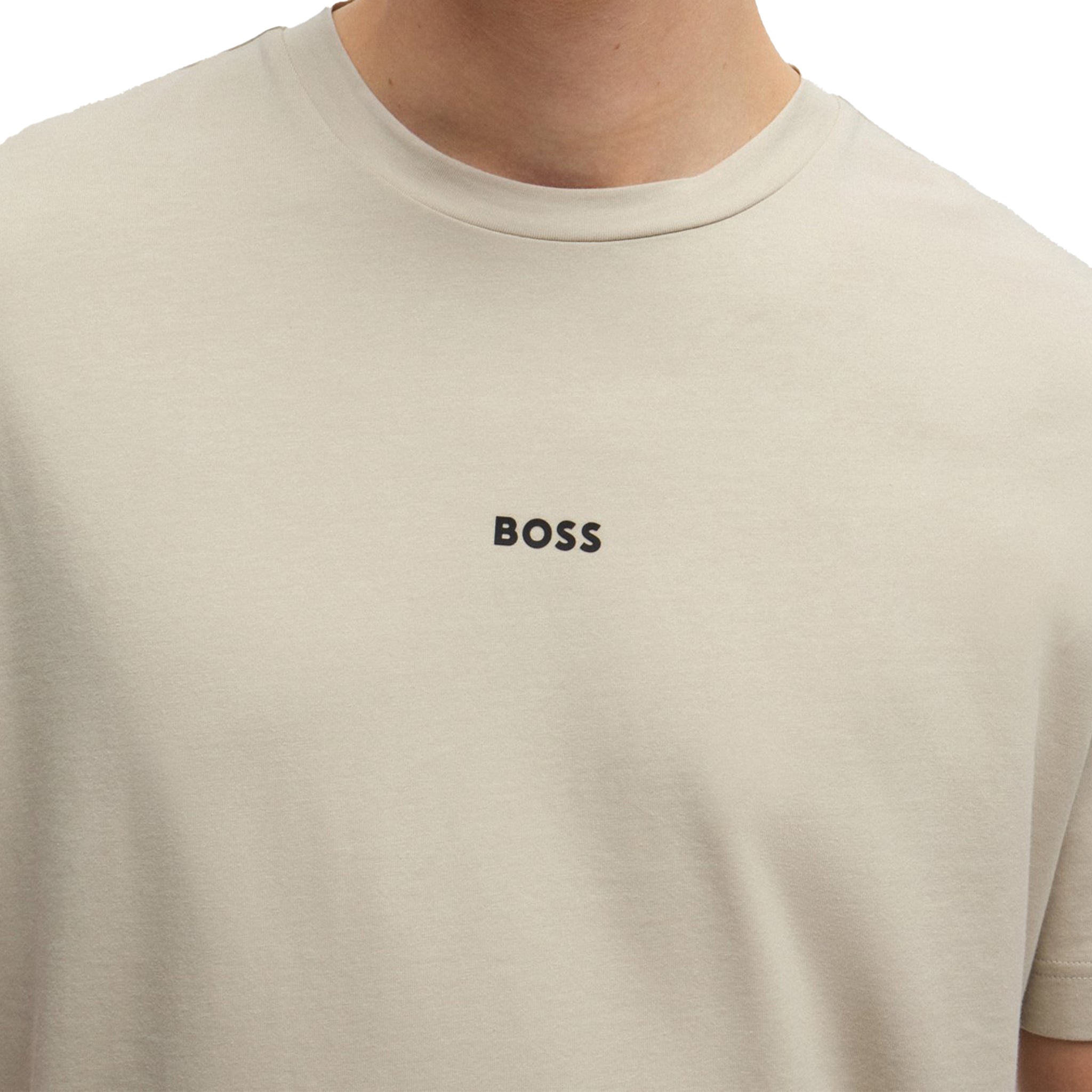 Mens BOSS Light Beige Tchup S/s T Shirt