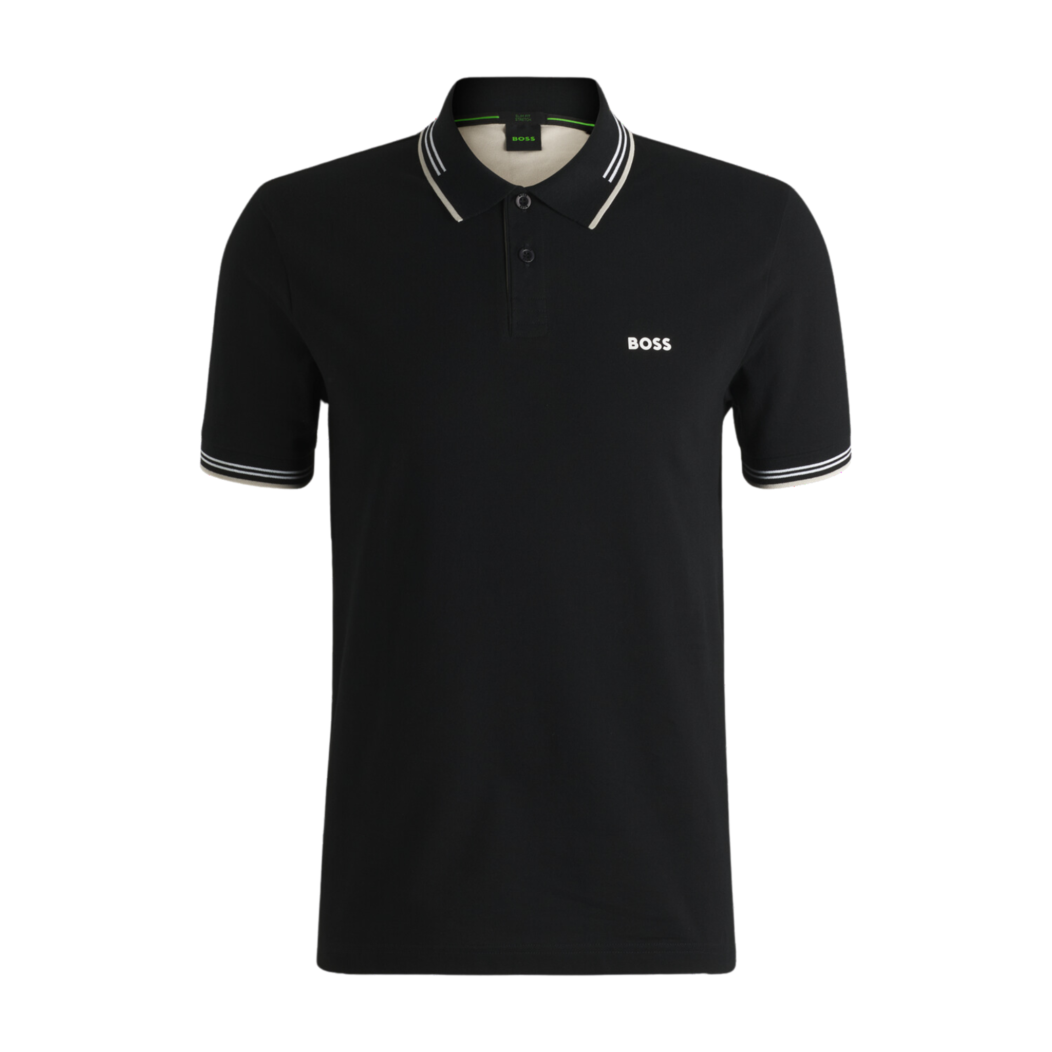 Mens BOSS Black Paul Slim Fit S/s Polo Shirt