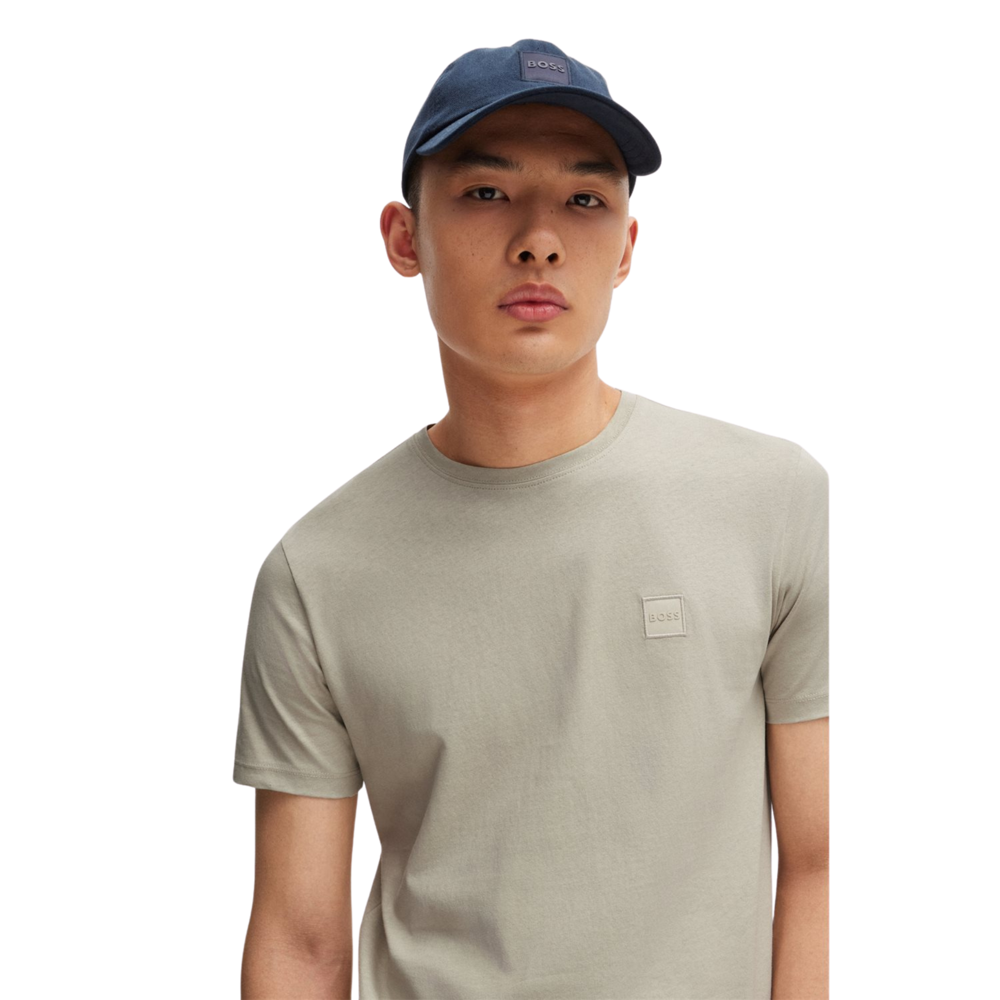 Mens BOSS Light Beige Tales S/s T Shirt