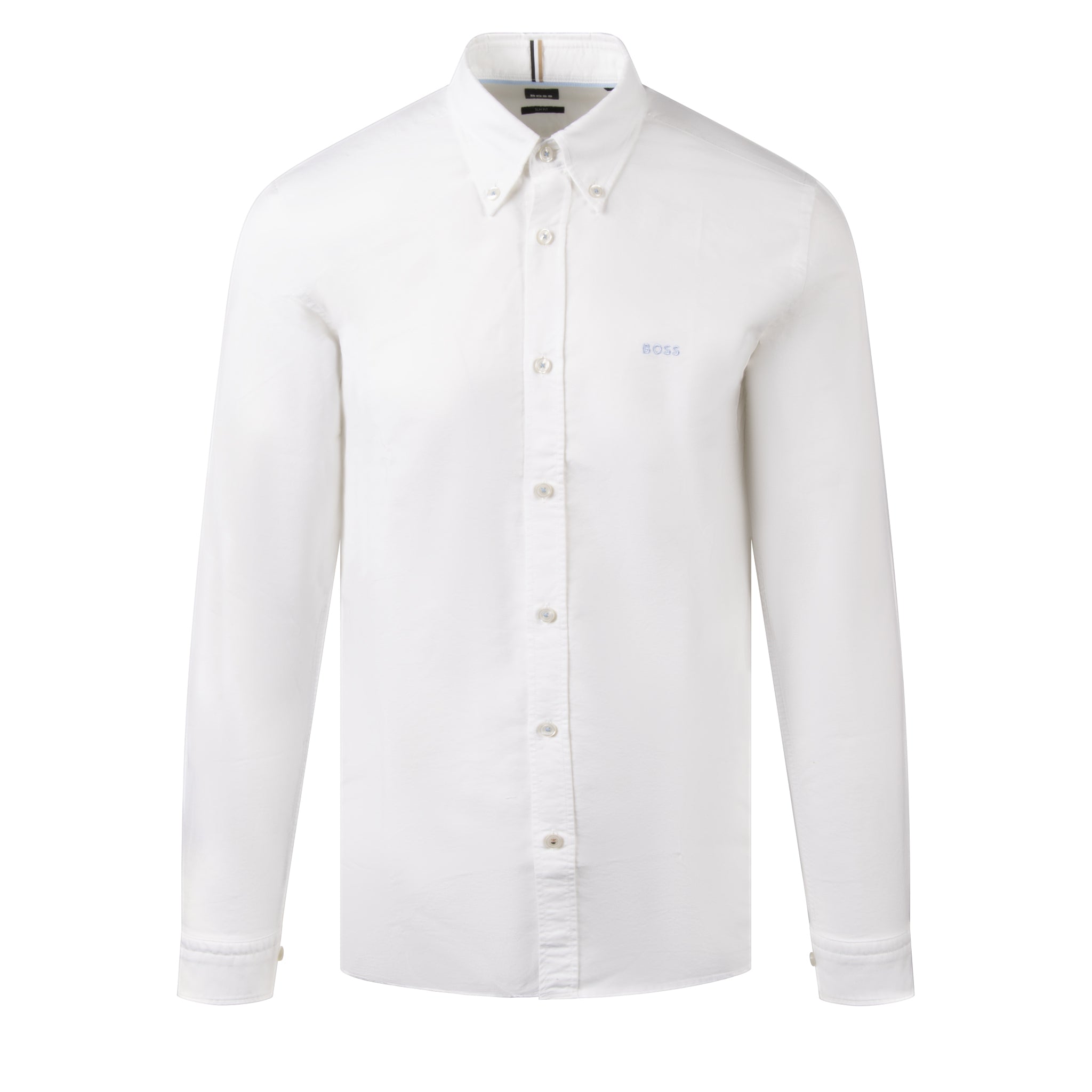 Mens BOSS White H-ROAN-BD-E-C1-243 Slim L/s Shirt