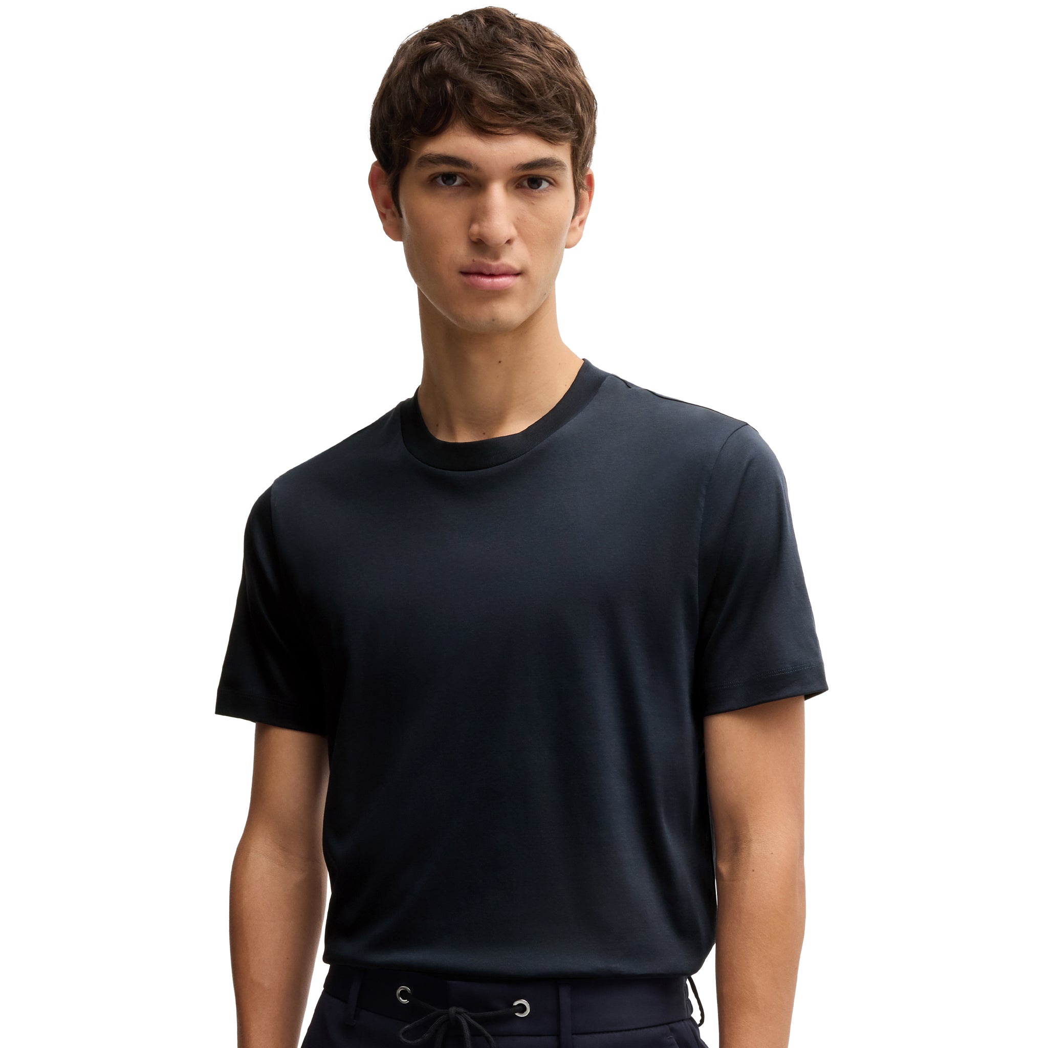 Mens BOSS Dark Blue H-Tessler S/s T Shirt