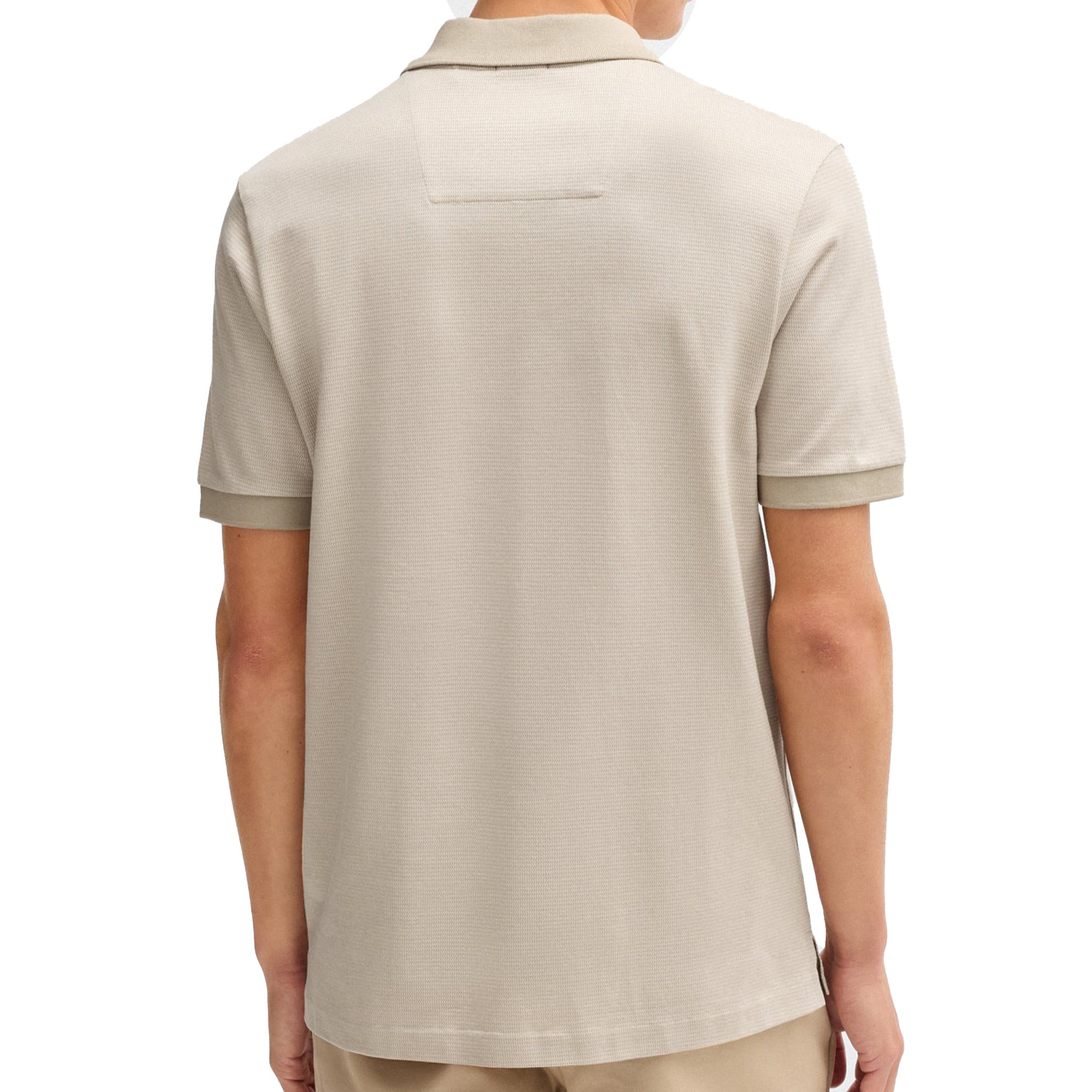 Mens BOSS Light Beige H-Parlay S/s Polo Shirt