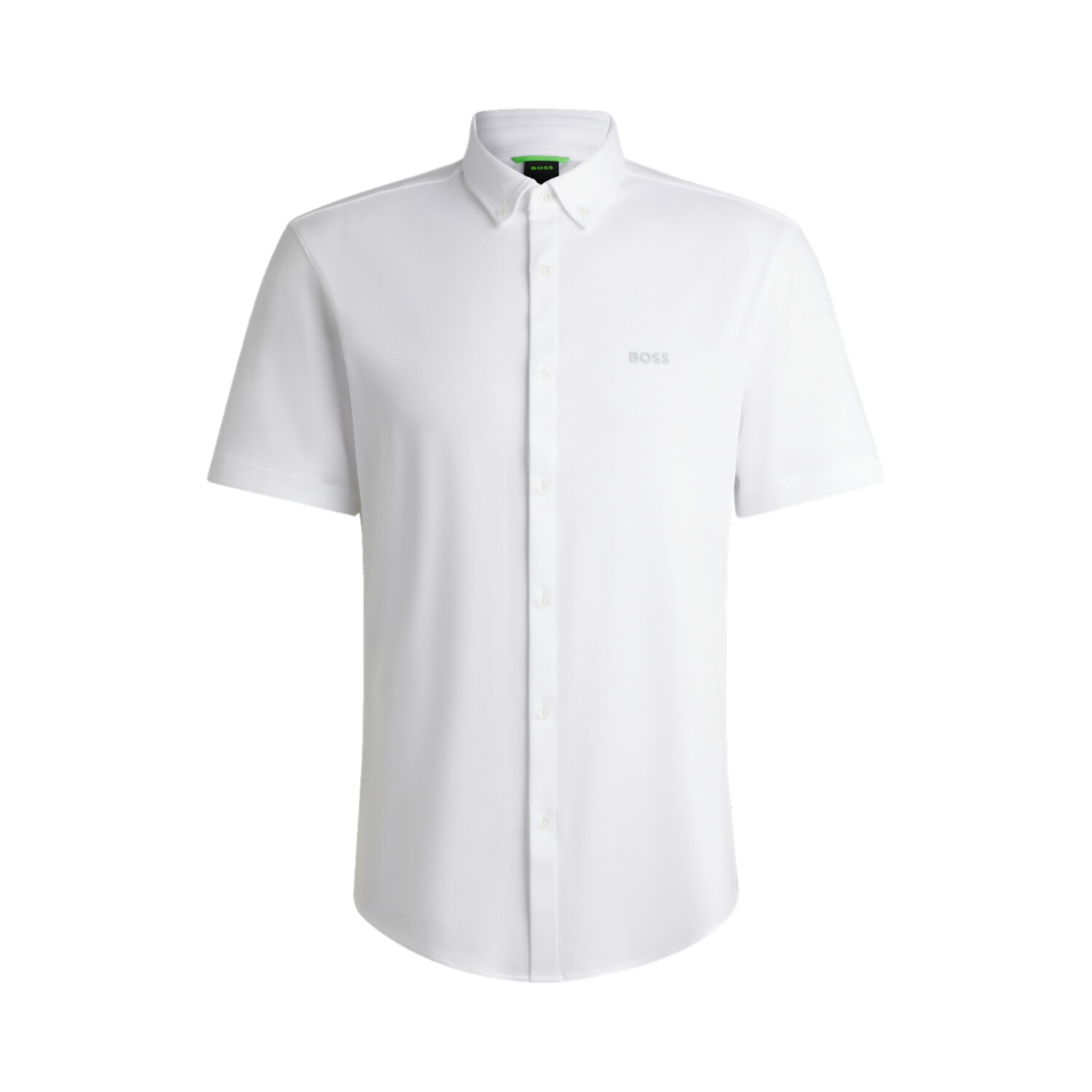 Mens BOSS White B_MOTION_S S/s Shirt