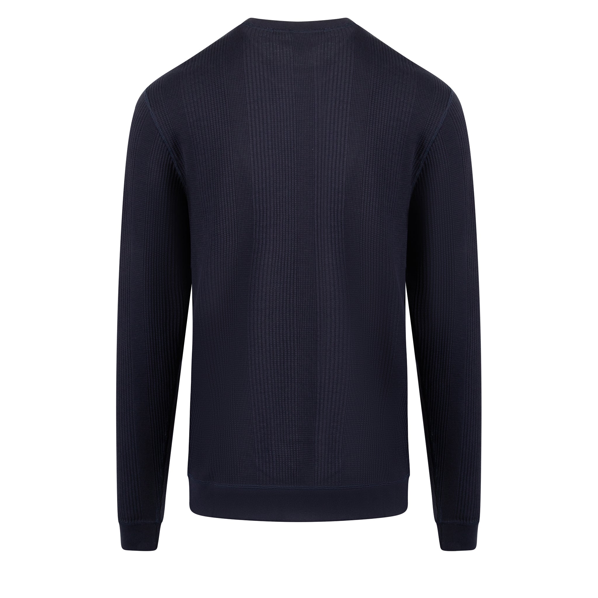 Mens BOSS Dark Blue Structure Lounge Sweatshirt