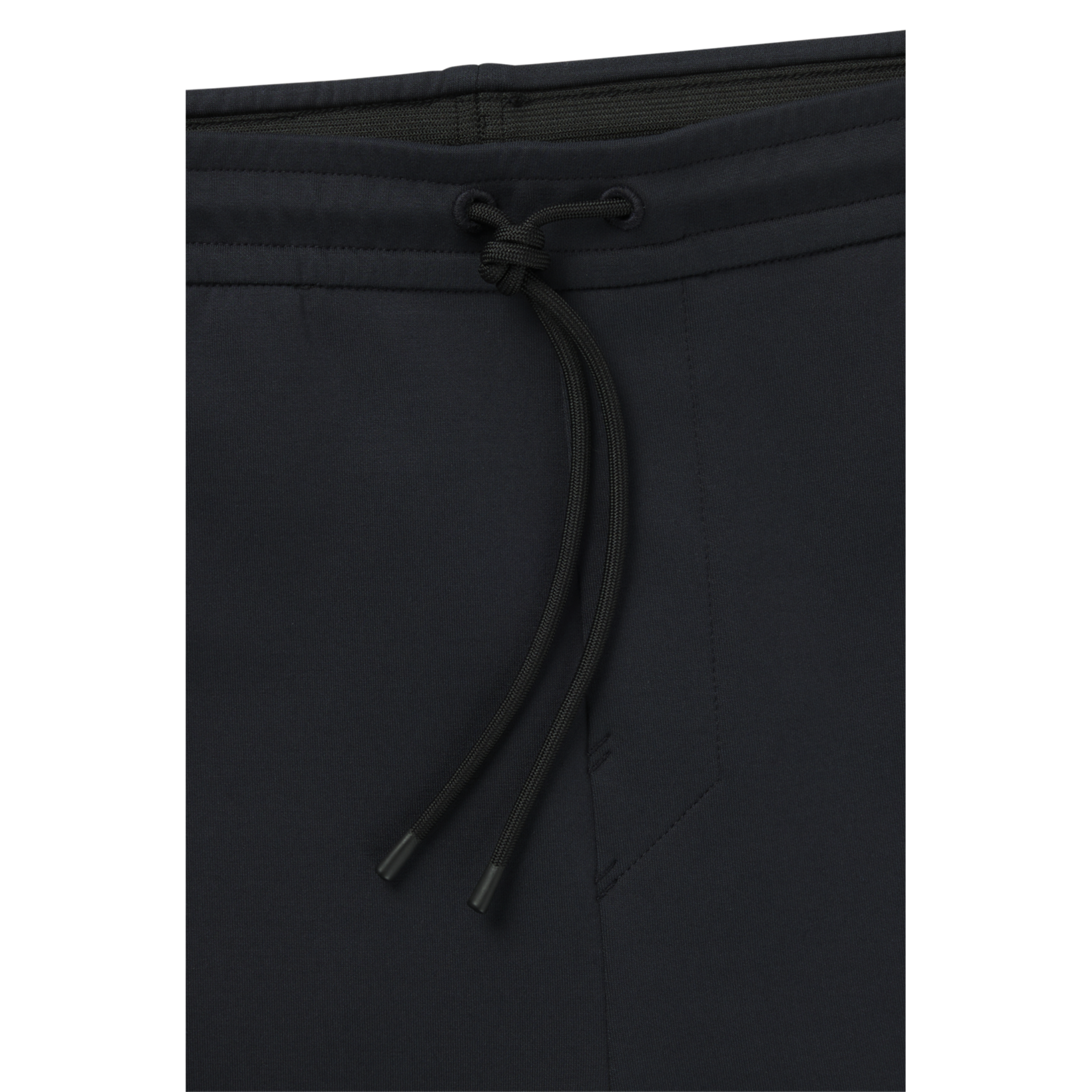 Mens BOSS Dark Blue Hadiko Rib Sweat Pants