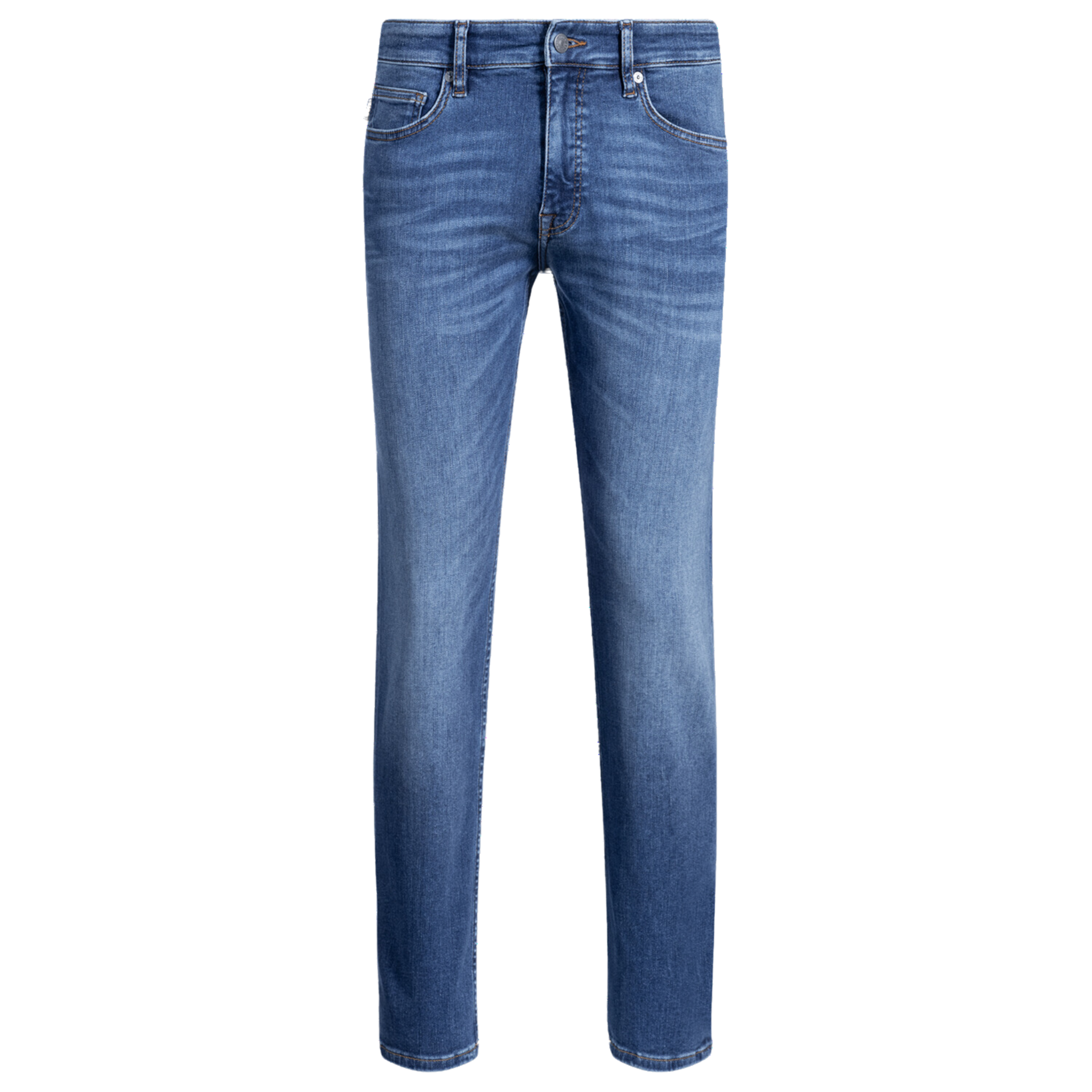 Mens BOSS Medium Blue Delaware BO Slim Fit Jeans