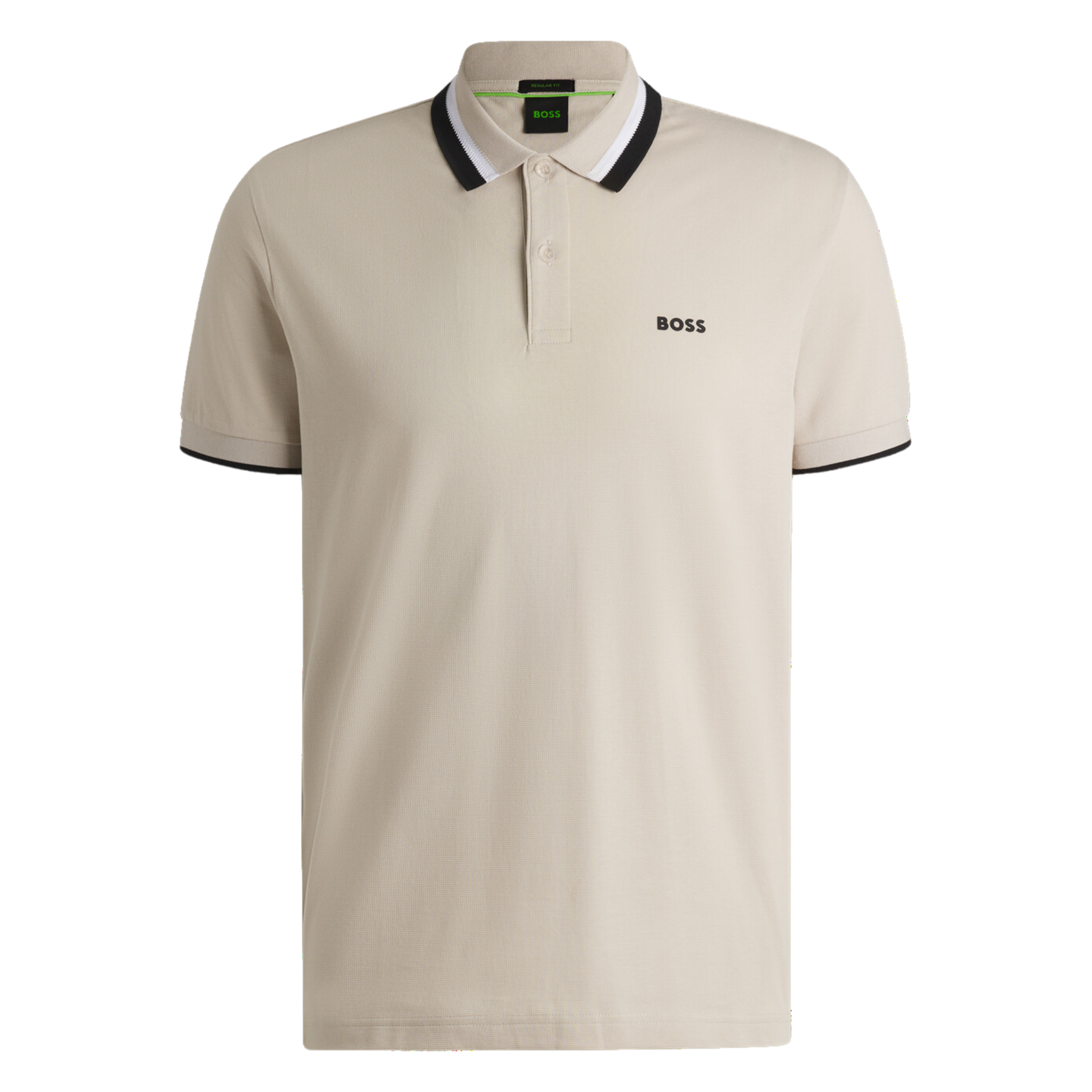 Mens BOSS Beige Paddy AP Heritage Regular Fit S/s Polo Shirt