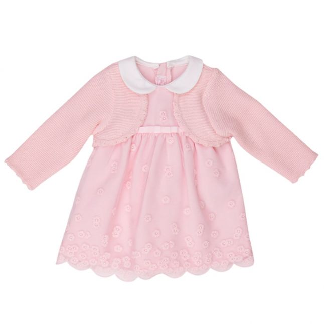 Baby Old Pink Embroidered Dress